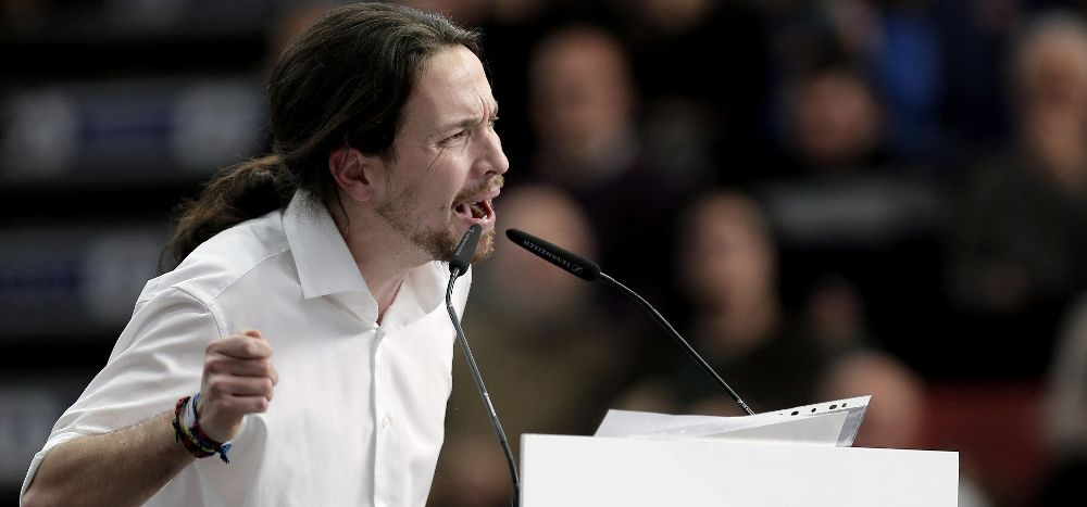 El secretario general y eurodiputado de Podemos, Pablo Iglesias.