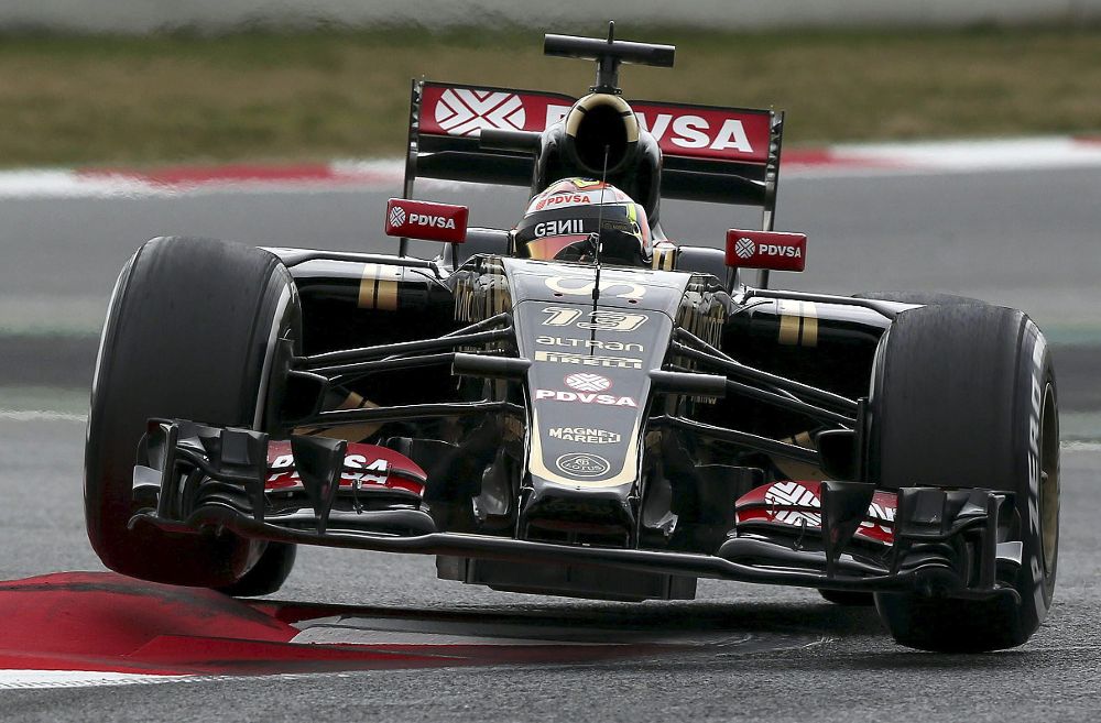 El piloto venezolano de Lotus, Pastor Maldonado.