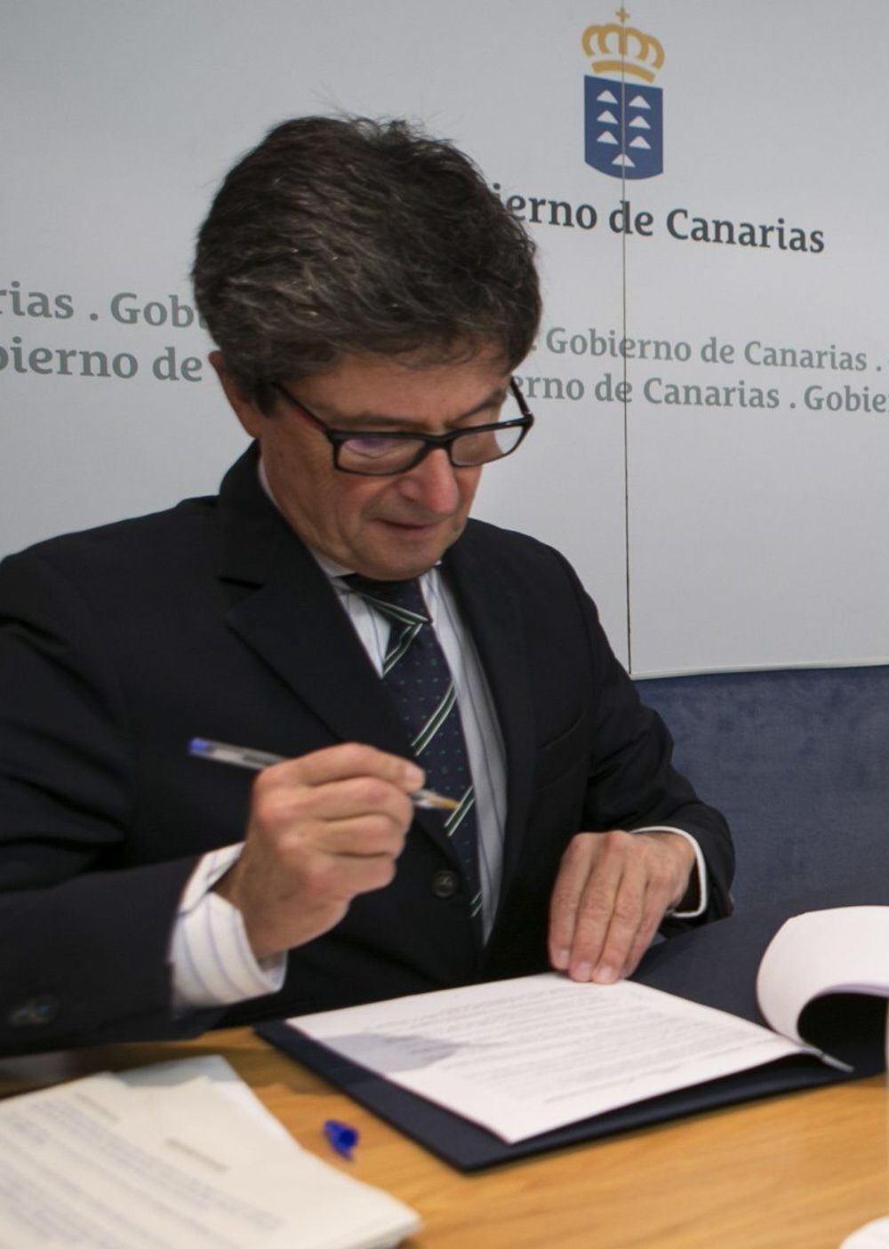 El director territorial de CaixaBank en Canarias, Andrés Orozco.