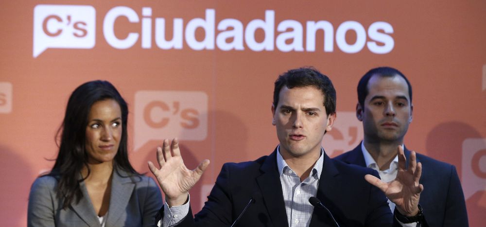 El presidente de Ciudadanos, Albert Rivera, ha presentado hoy en Madrid a los candidatos de su partido a la Alcaldía y la Comunidad de Madrid.