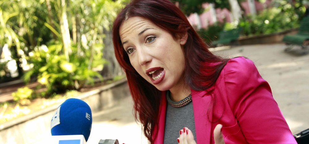 La candidata del PSOE a la Presidencia del Gobierno de Canarias, Patricia Hernández.