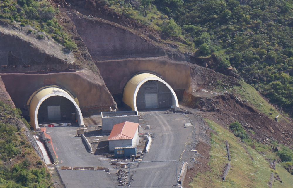 Túnel del Bicho, donde han aparecido los problemas de construcción.