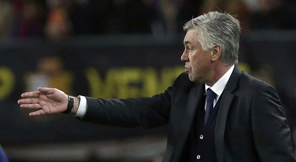 El entrenador italiano del Real Madrid Carlo Ancelotti.