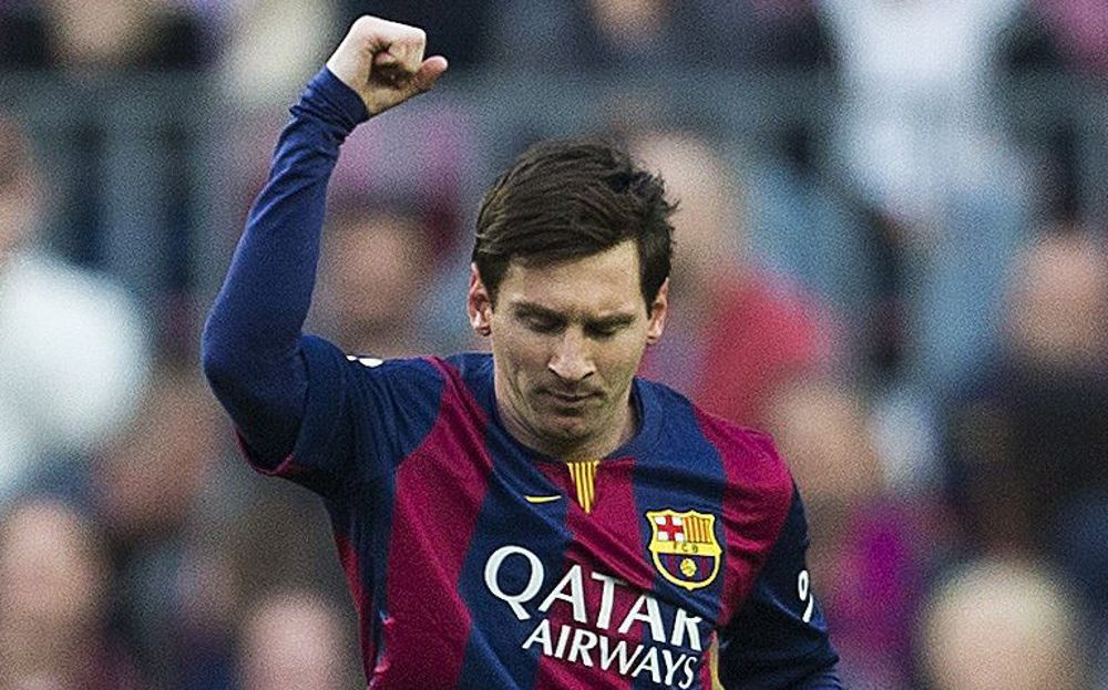 El delantero argentino del Barcelona, Lionel Messi.