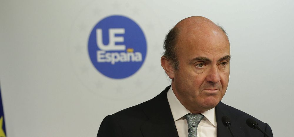 El ministro español de Economía, Luis de Guindos.