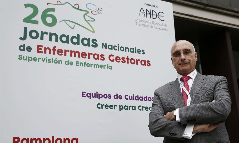 El presidente de la Asociación Nacional de Directivos de Enfermería (ANDE), Jesús Sanz Villorejo.