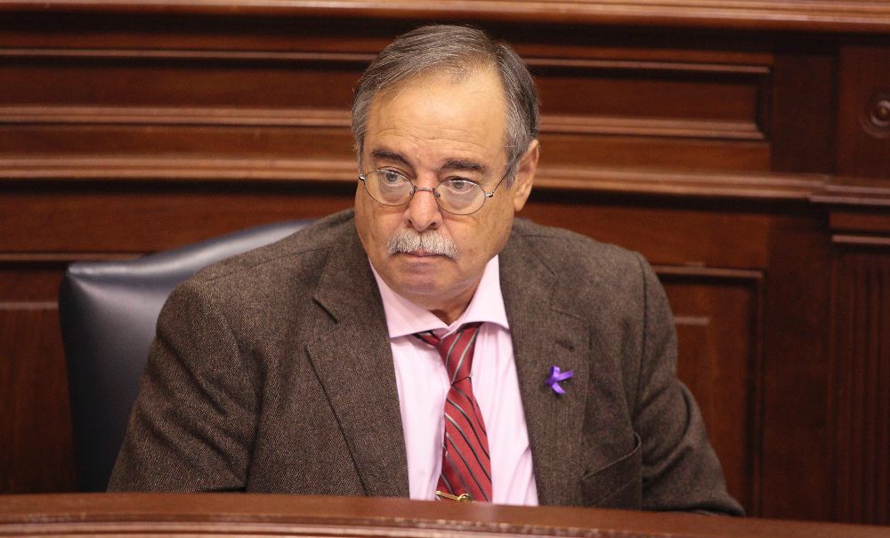 Domingo Berriel, presidente de Puertos Canarios.M. PISACA