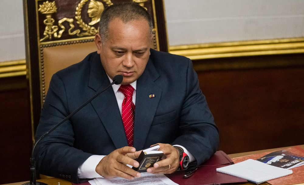 El actual presidente de la Asamblea Nacional de Venezuela, Diosdado Cabello.