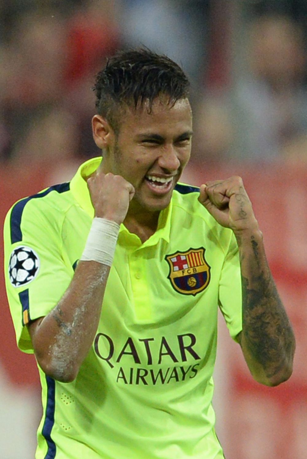 El jugador del Barcelona Neymar.