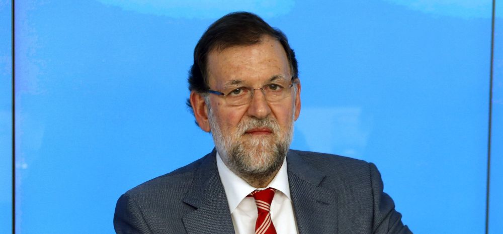 El presidente del Gobierno y del PP, Mariano Rajoy, preside la reunión del Comité Ejecutivo Nacional de su partido para analizar los resultados de las elecciones autonómicas y locales, celebrada hoy en Madrid.