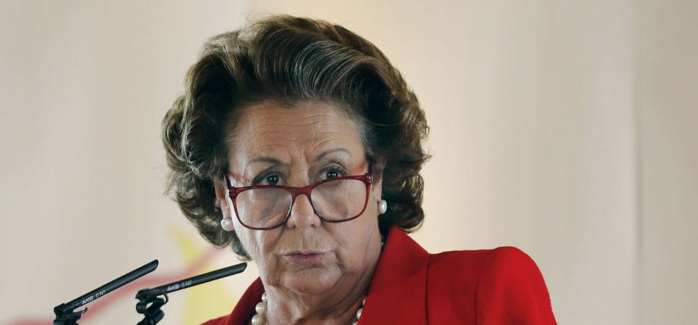 La alcaldesa de Valencia y candidata a la reelección, Rita Barberá.
