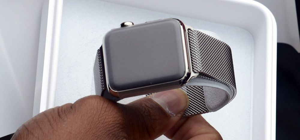 Vista del reloj inteligente de Apple, el Apple Watch.