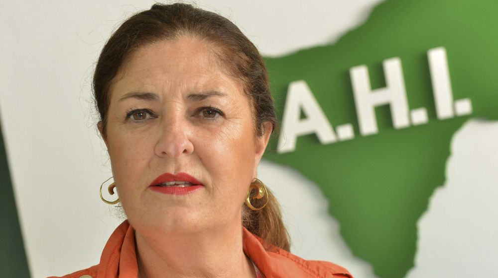 La candidata de CC a la Presidencia del Cabildo de El Hierro, Belén Allende.