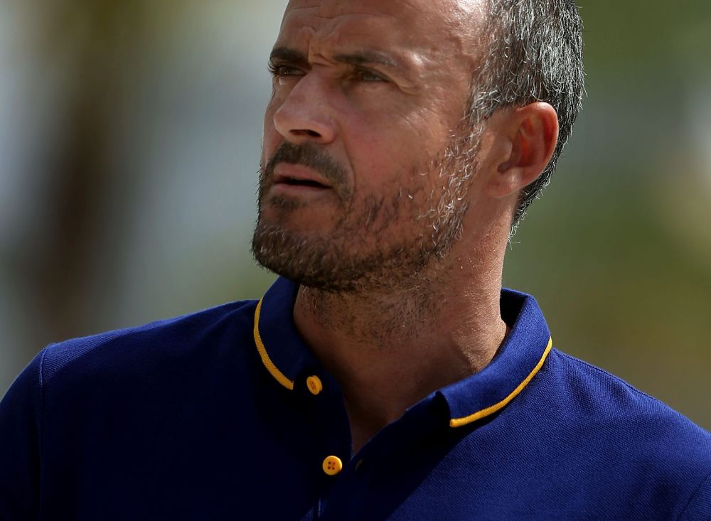 El entrenador del FC Barcelona, Luis Enrique Martínez.