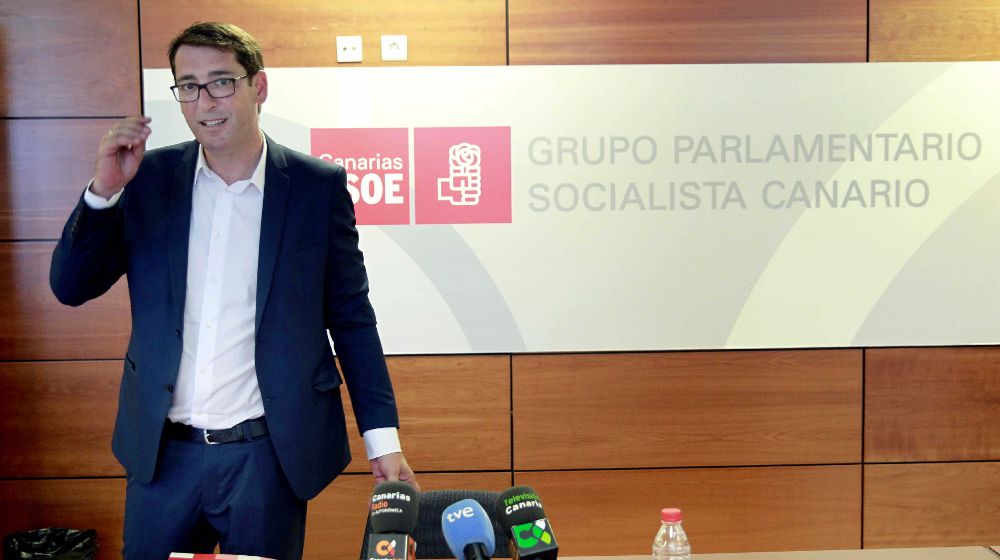 El portavoz del Grupo Parlamentario Socialista, Iñaki Lavandera.