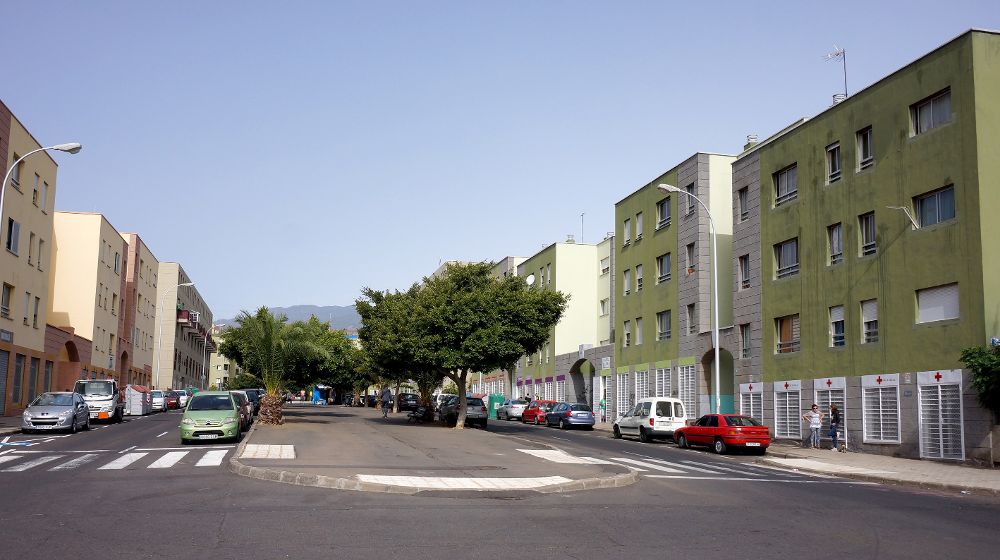 Una calle de Añaza, barrio donde ocurrieron los hechos.