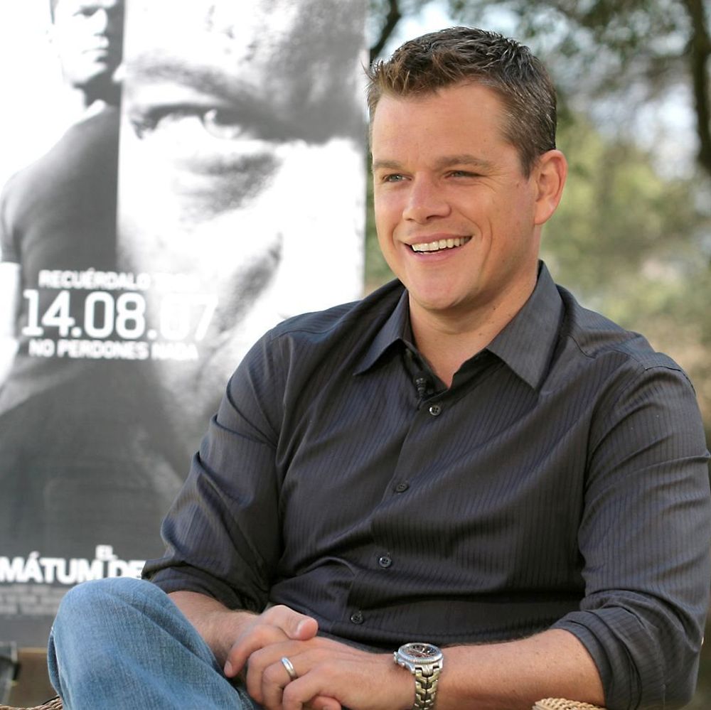 El actor norteamericano Matt Damon.