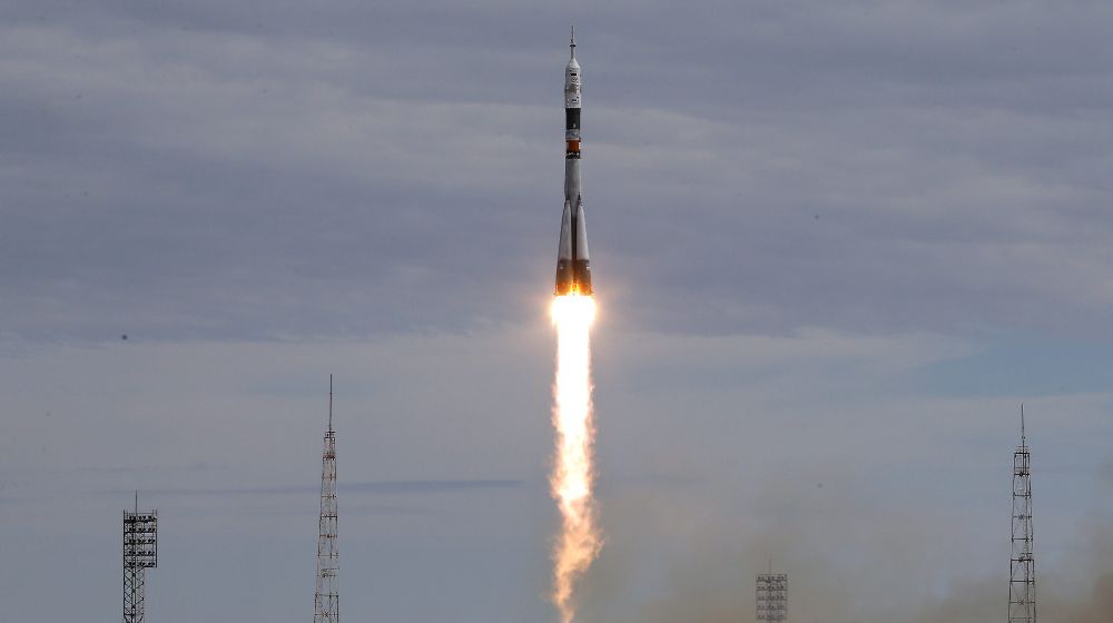 Cohete Soyuz.