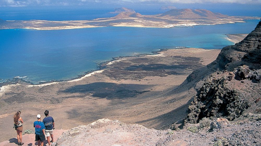 Vista del archipiélago Chinijo, al norte de Lanzarote.