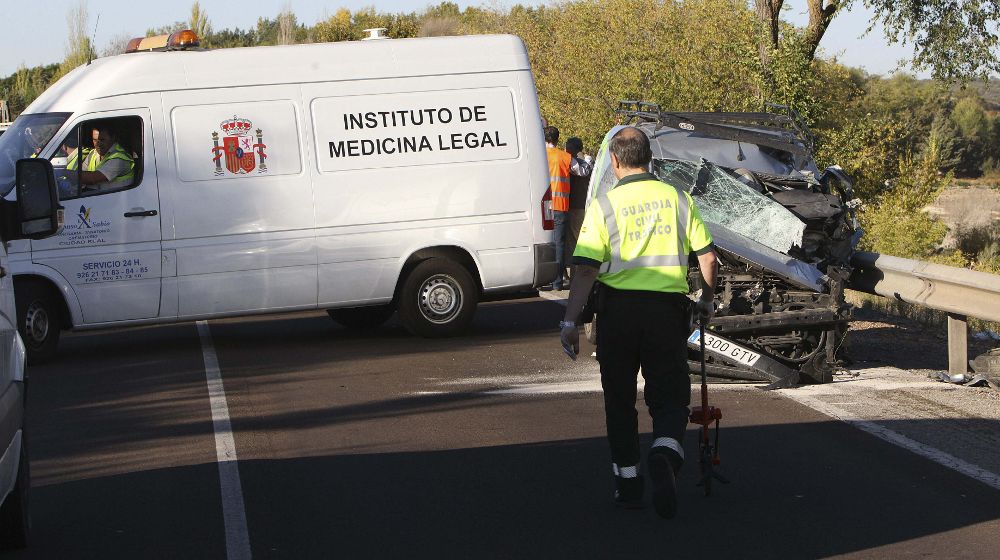 Un accidente de tráfico en Ciudad Real.