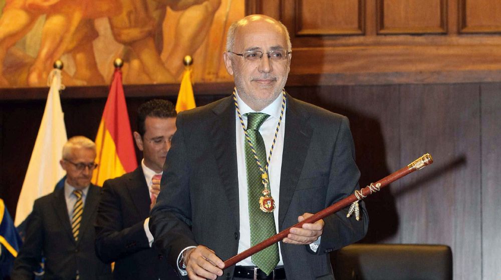 El presidente del Cabildo de Gran Canaria, Antonio Morales (NC).