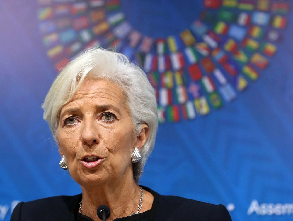 La directora gerente del Fondo Monetario Internacional (FMI), Christine Lagarde.