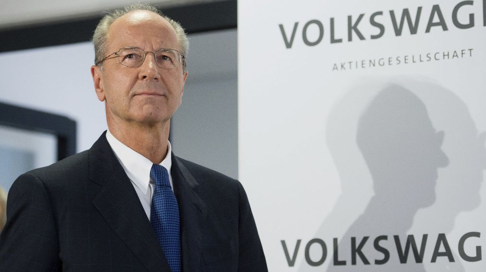 El nuevo presidente del consejo de vigilancia del grupo automovilístico alemán Volkswagen, Hans-Dieter Pötsch.