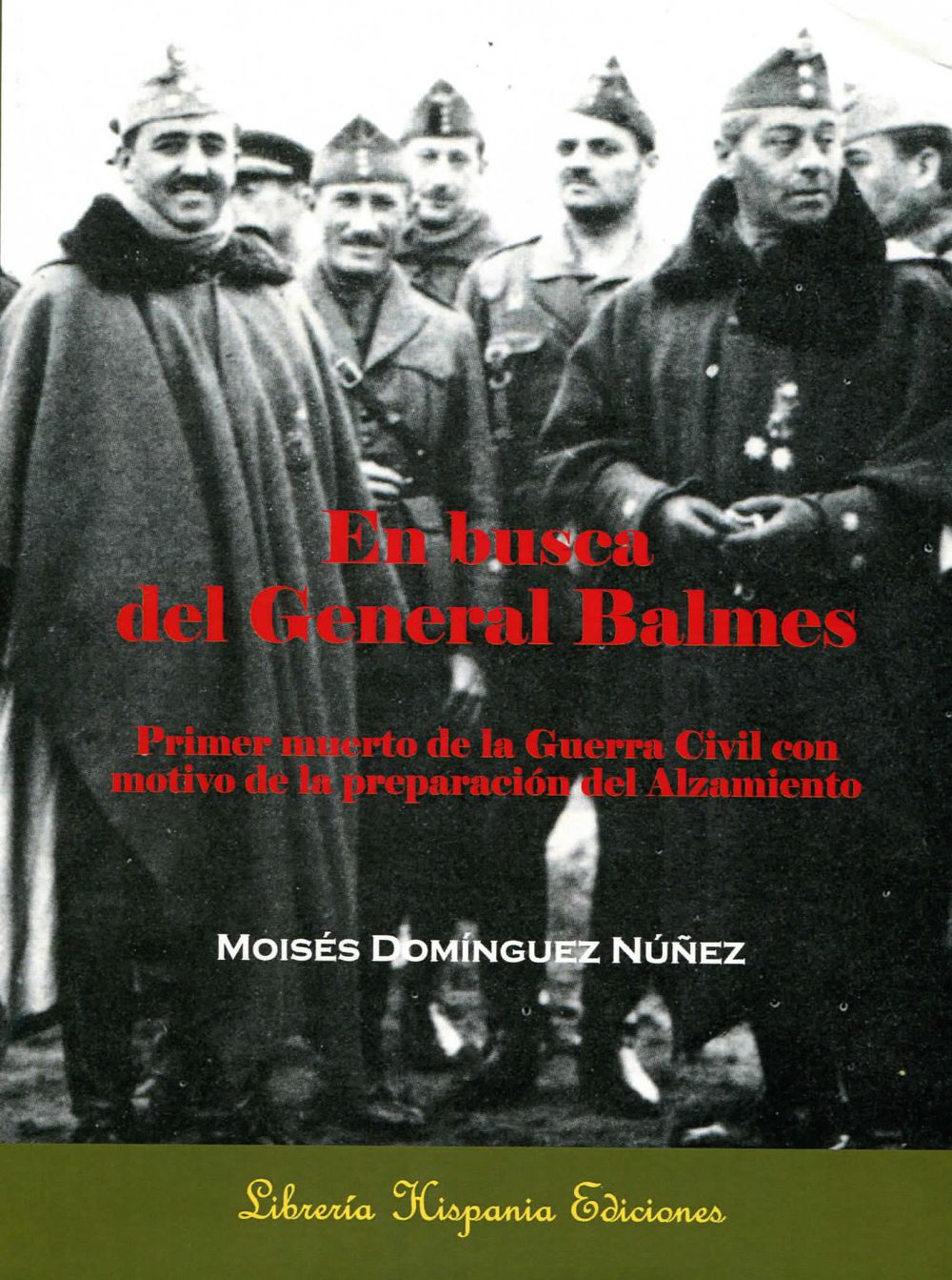 Carátula del libro de Moisés Domínguez.