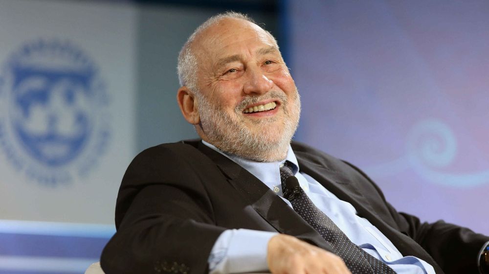 El premio Nobel de Economía Joseph Stiglitz, en una conferencia, en el marco de las reuniones anuales del Fondo Monetario Internacional y del Banco Mundial en Lima (Perú). 
