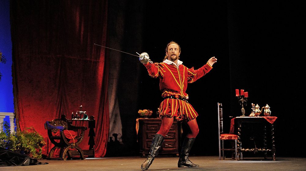 Una escena de 'Don Juan Tenorio' por la compañía Timaginas Teatro.
