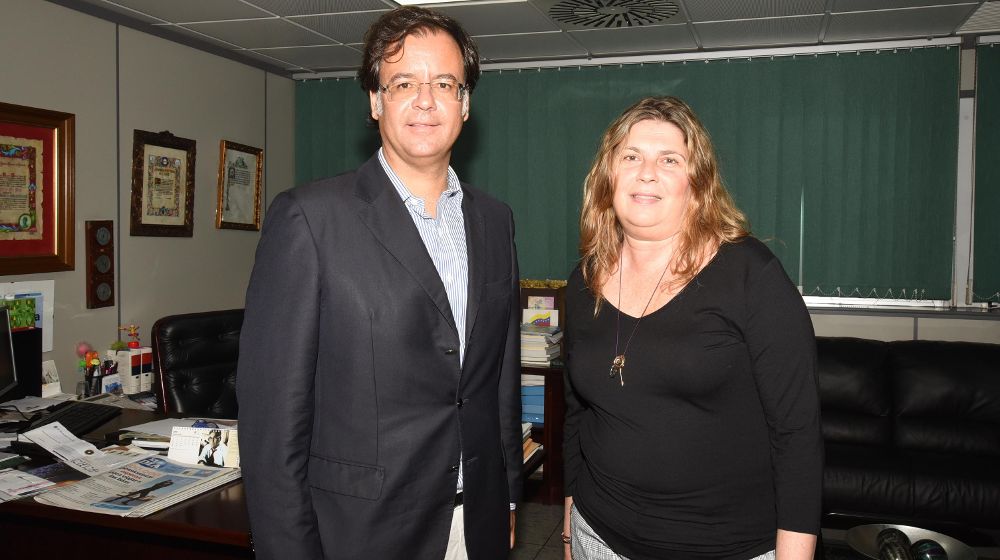 El alcalde de Icod visitó recientemente a la editoria y directora de EL DÍA.