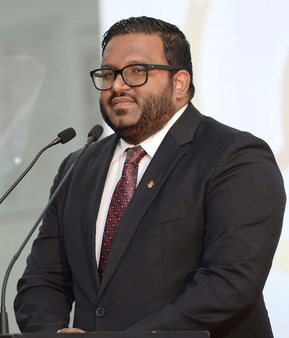 El vicepresidente de Maldivas, Ahmed Adeeb.