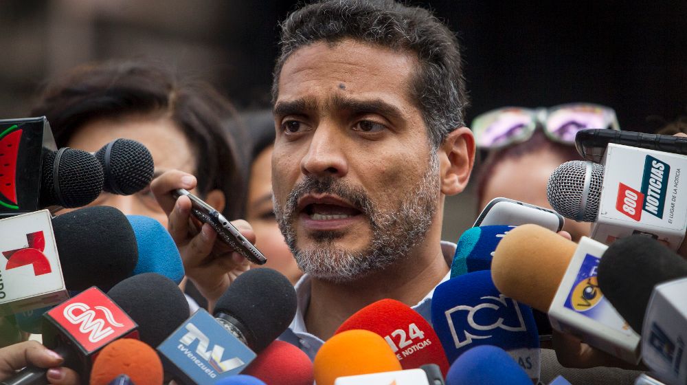 Juan Carlos Gutiérrez, abogado defensor del líder de la oposición Leopoldo López, el preso político más famoso de Venezuela.