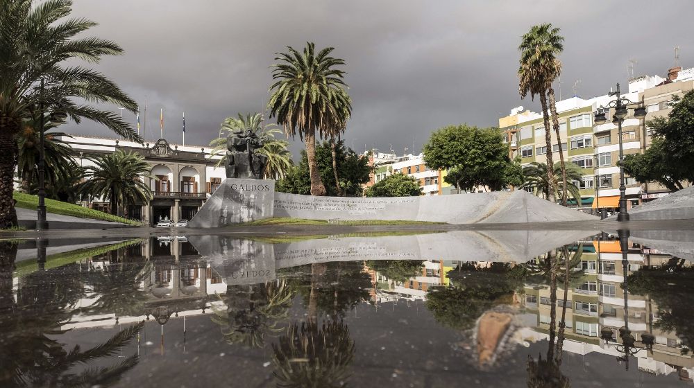 Las Palmas de Gran Canaria tras las lluvias del día 22 de octubre.