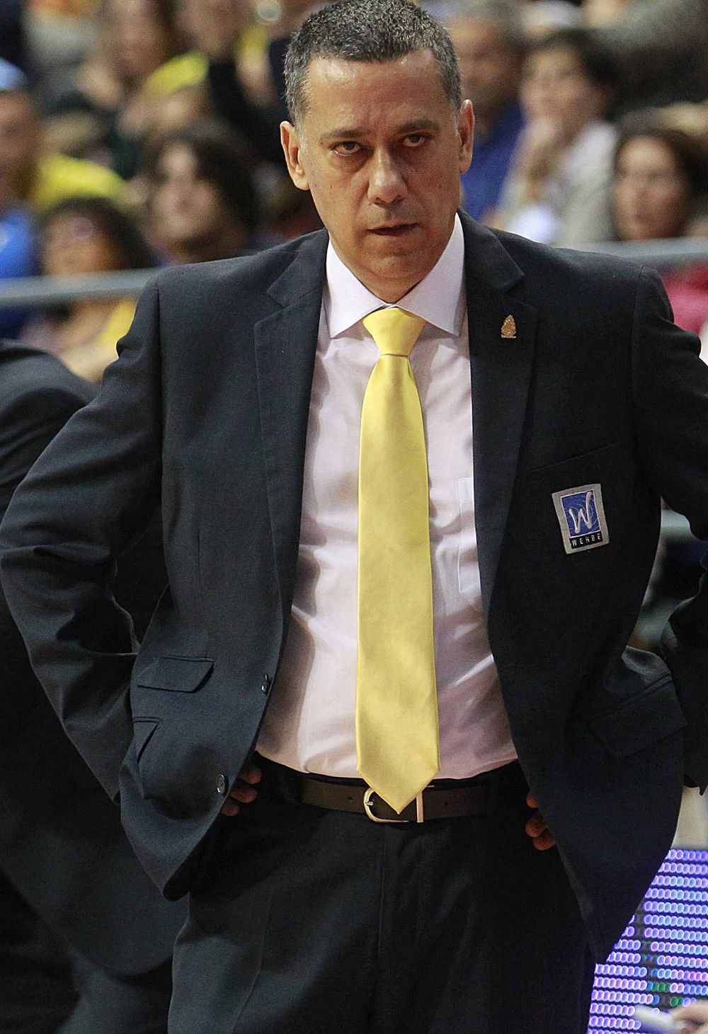 El entrenador del Iberostar Tenerife, Alejandro Martínez.