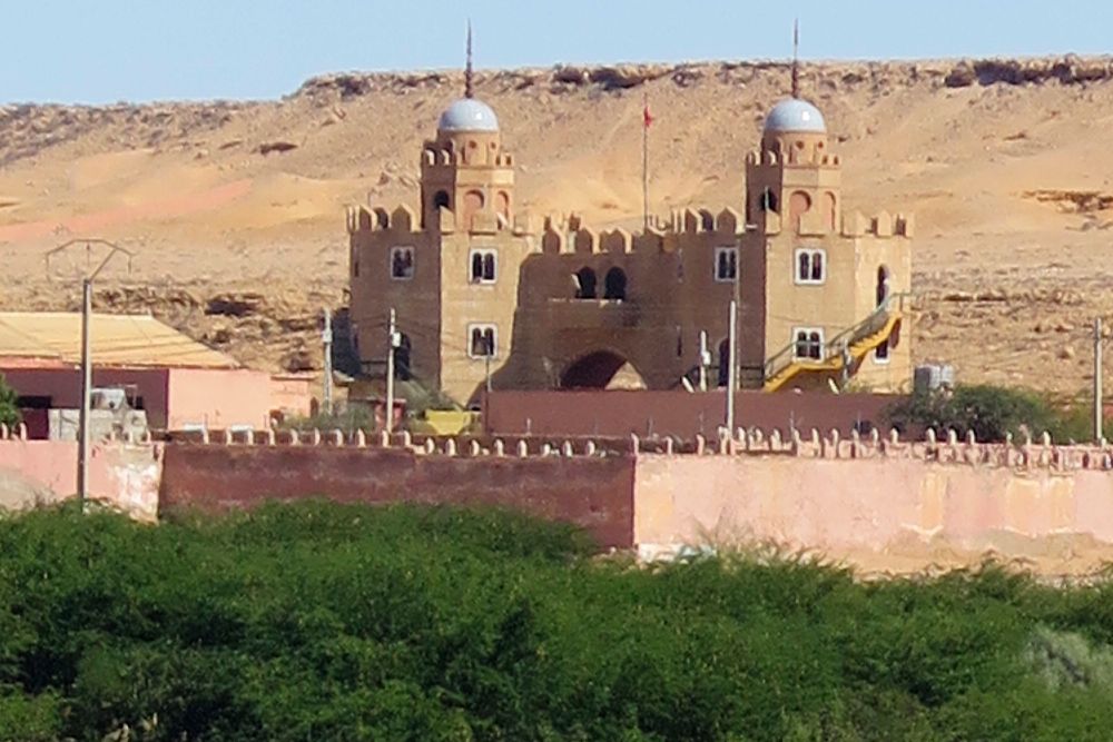 Antiguo cuartel de la Legión en El Aaiún. Casino, colegio e iglesia son los tres edificios emblemáticos a los que ha quedado reducida la presencia española en la ciudad de El Aaiún, capital del Sahara Occidental.