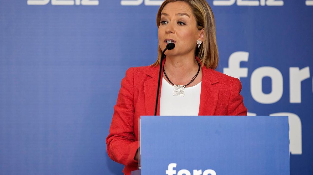 La candidata de Coalición Canaria al Congreso de los Diputados por la provincia de Santa Cruz de Tenerife, Ana Oramas.