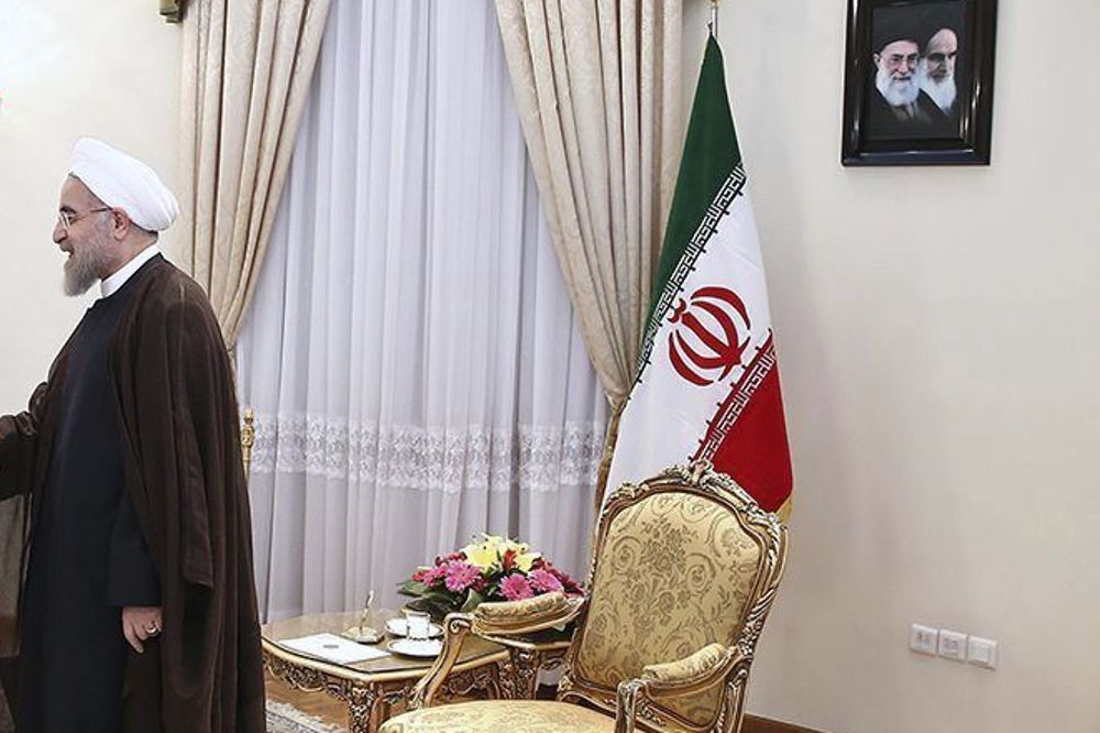 Fotografía facilitada por la presidencia iraní que muestra a su presidente, Hasán Rohaní.