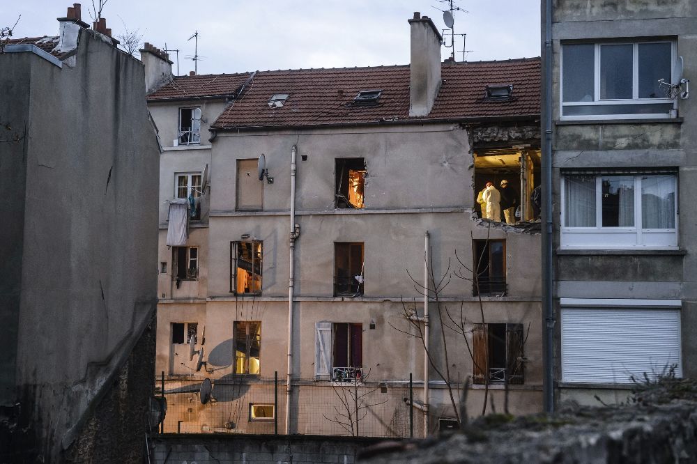 Edificio de la calle del Corbillon, en Saint-Denis, en París, donde ha aparecido el tercer cuerpo.
