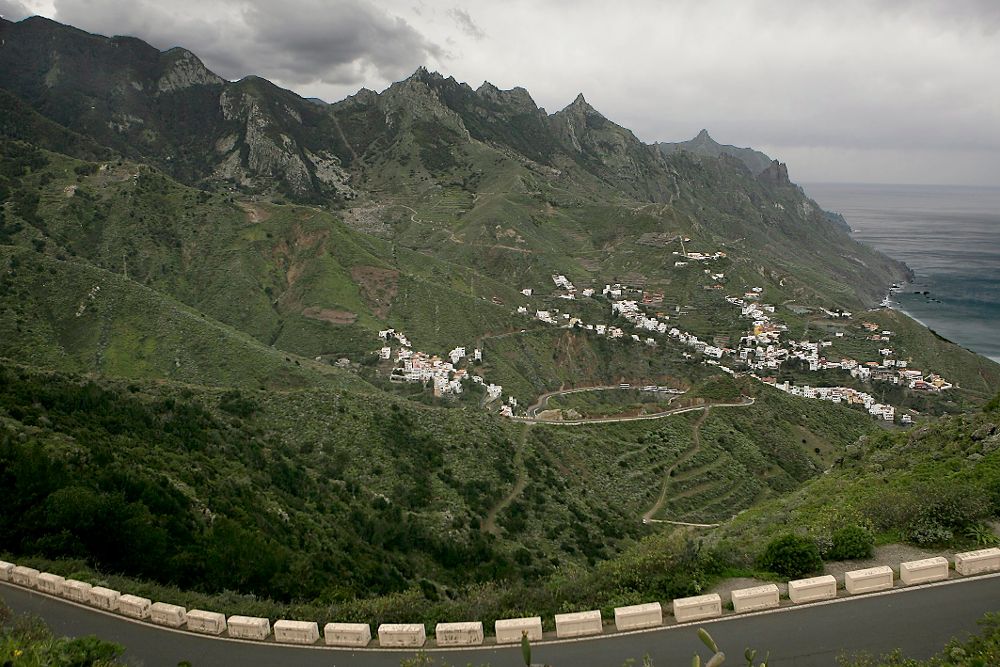 El macizo de Anaga está ubicado en el extremo nororiental de Tenerife.