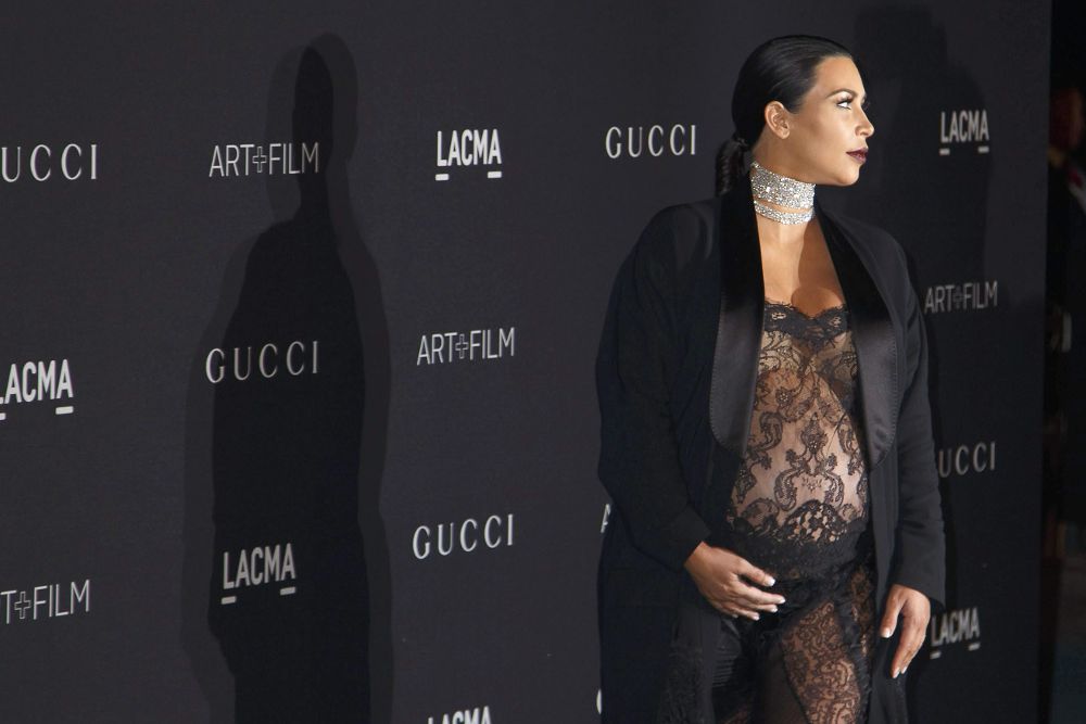 Kim Kardashian West en una imagen durante su embarazo.