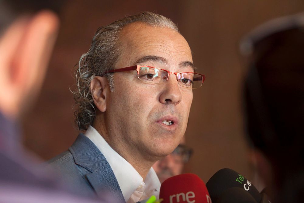El consejero de Sanidad del Gobierno de Canarias, Jesús Morera.
