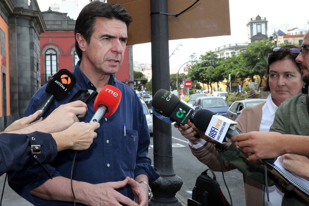 El ministro de Industria y candidato del PP a las próximas elecciones por la provincia de Las Palmas, José Manuel Soria.