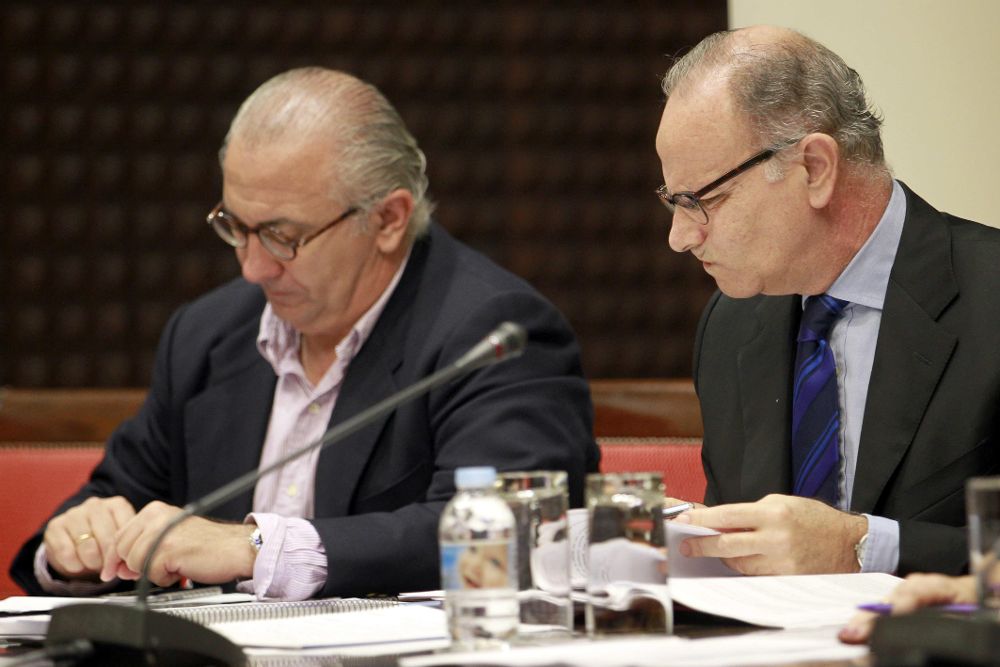 Emilio Moreno y Jorge Rodríguez, diputados del PP.