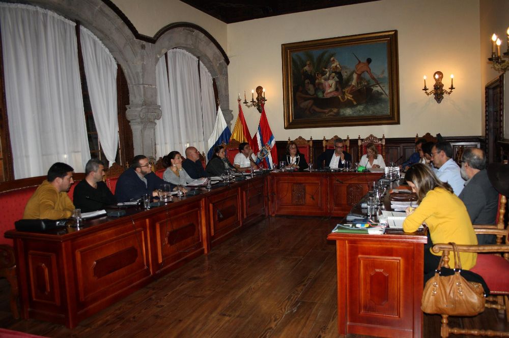 Pleno municipal de la capital palmera.
