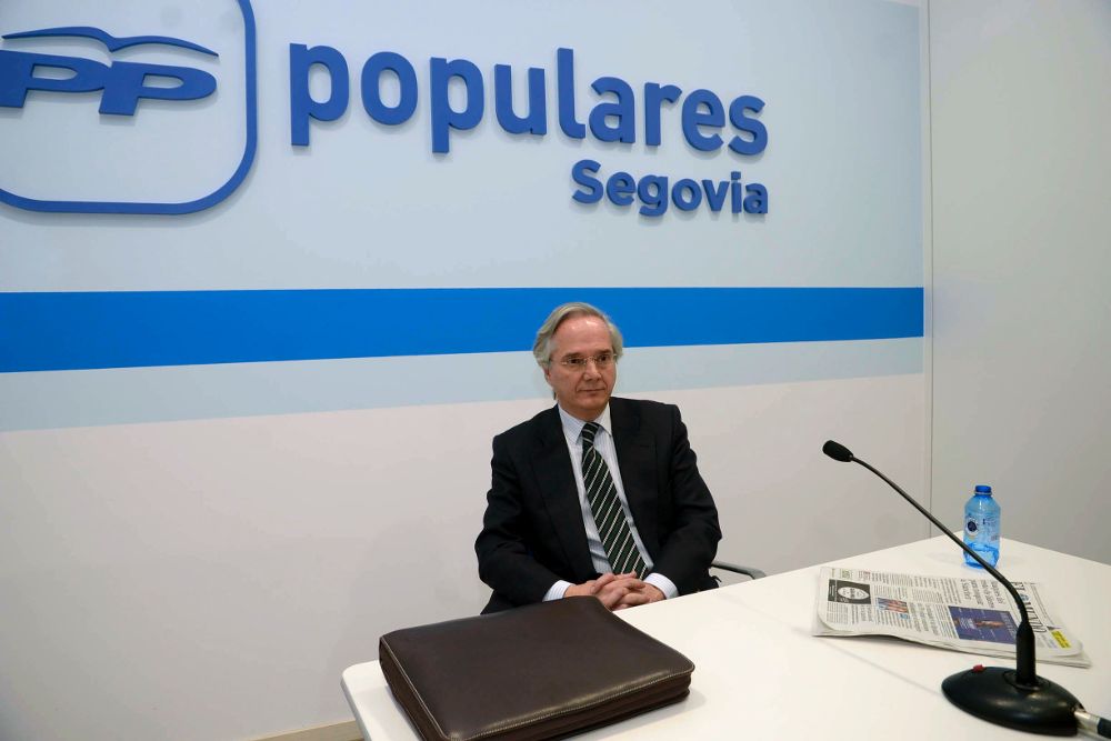 El candidato del PP por Segovia Pedro Gómez de la Serna.