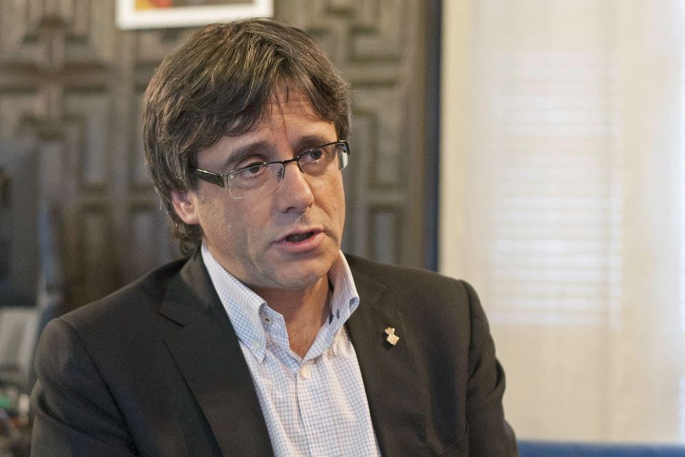 El alcalde de Girona y presidente de la Asociación de Municipios por la Independencia (AMI), Carles Puigdemont (CDC), que se perfila como futuro presidente de la Generalitat.
