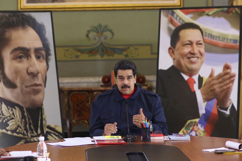 Fotografía cedida por prensa Miraflores de el presidente de Venezuela, Nicolás Maduro.