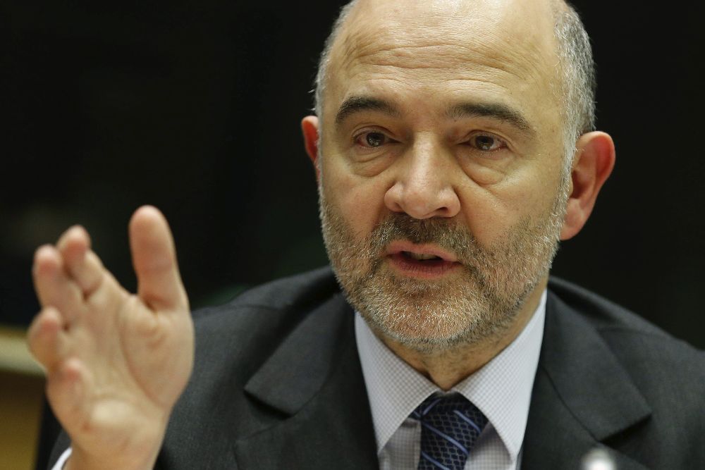 El comisario europeo de Asuntos Económicos y Financieras y de Fiscalidad, Pierre Moscovici.
