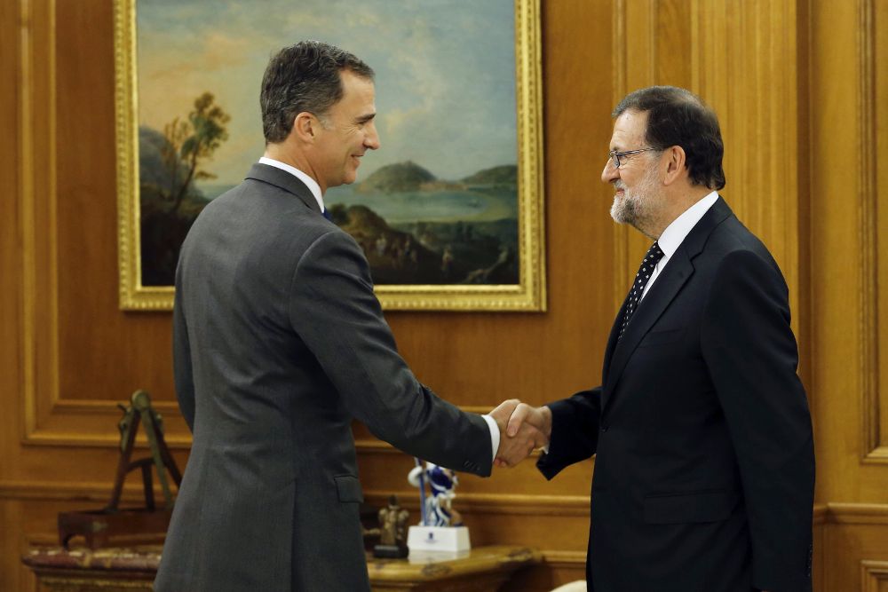 El Rey Felipe VI recibió al presidente del Gobierno en funciones y líder del PP, Mariano Rajoy.